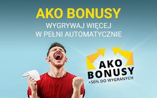 AKO Bonusy - wyższe wygrane nawet o 50%